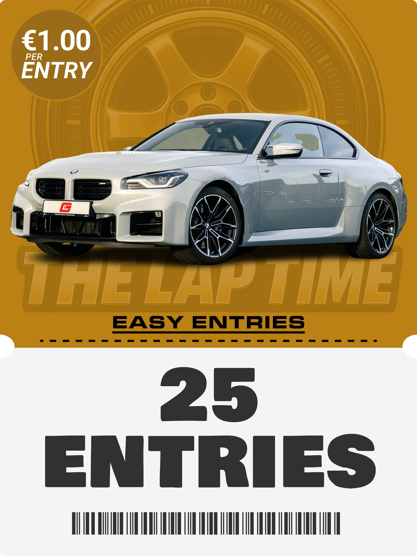 Easy Entry - Gold (25 Entries)